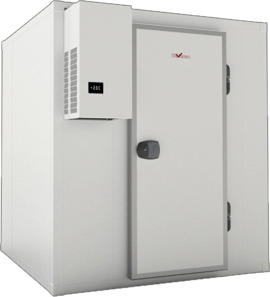 Kühlzelle ISO 60 mit Gruppe, Innendim. 1830 x 1630 xh 2030 mm (6,06 m³ ) (WR-C2020-6M)