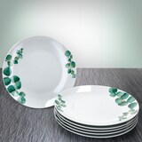 thumbnail of 6er Set Eukalyptus Speiseteller 26,8cm aus Porzellan