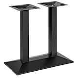 thumbnail of Pie de mesa Piramide Doble base rectangular color negro
