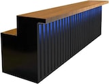 thumbnail of Bancone su Misura Cassa Bar Reception Nero 180×60×100 cm【HCTG 180】