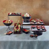 thumbnail of Plateau melamine rouge et noir GN 1/1 Aps Germany