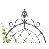 thumbnail of DanDiBo Rankhilfe Metall Rankgitter 120 cm Grau 96193 Kletterhilfe Bodenstecker Blumenhalter Ranksäule