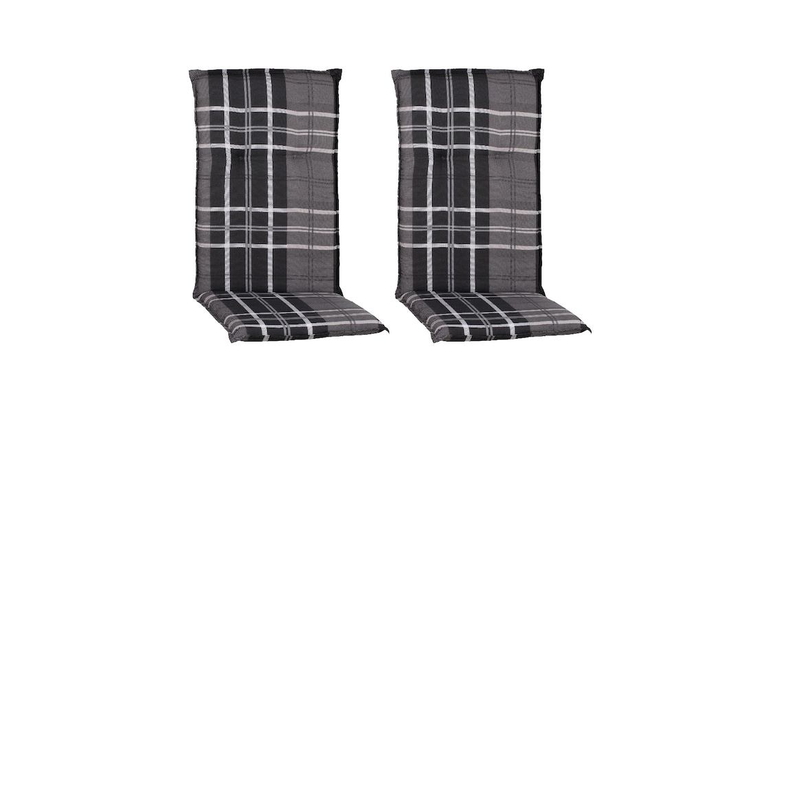 2er Set Beckley M215 anthrazit/weiß/grau Karo