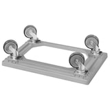 thumbnail of 4 Stück Bäckerkisten 600 x 400 x 410 mm + 1 Transportroller in Grau