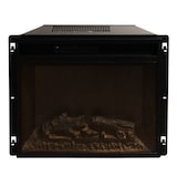 thumbnail of Camino elettrico caminetto da terra CAMBRIDGE in legno Bianco 110x25x95h