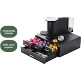 thumbnail of BRASQ Capsulehouder voor Nespresso cups - voor Dolce Gusto cups - Tot 50 cups - Koffiecups houder Zwart - Opbergbox met 4-lades