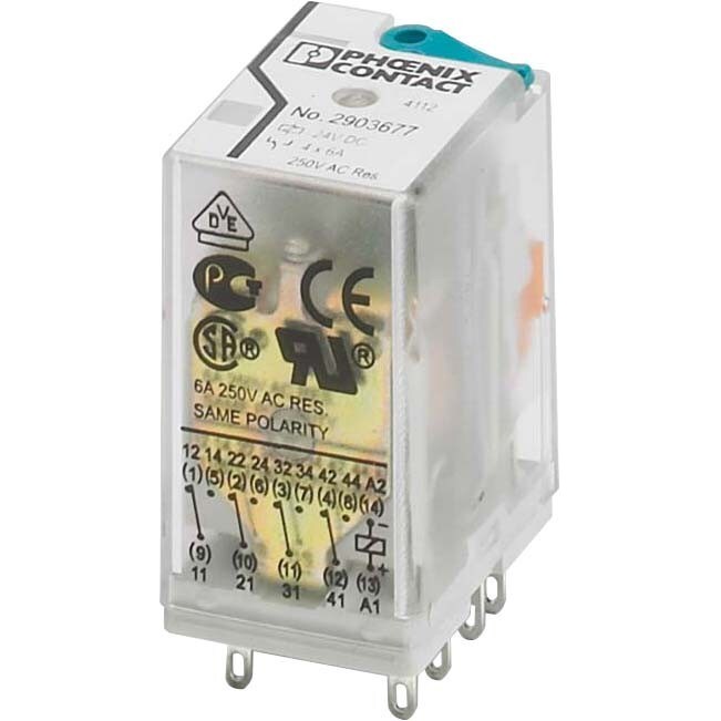 Phoenix Contact Relais RELIR4/LDP-24DC/4X21 2903677