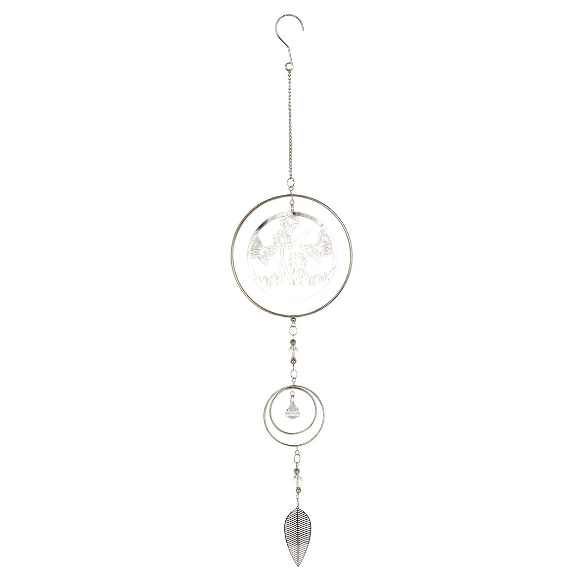 Windspiel "Schmetterlinge" aus Edelstahl