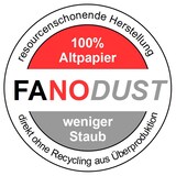 thumbnail of 2 Rollen 50cm Füllmaterial Knüllpapier Packpapier FANODUST 70-80g/m² weiß