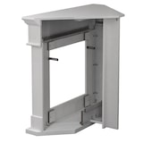 thumbnail of Camino a Bioetanolo da Pavimento ad Angolo 110x63x102 cm Bianco