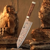 thumbnail of XinZuo - Kupfer-Damast-Bunka-Messer 21 cm - X08C Serie - gefertigt aus 53-lagigem Kupfer-Damast