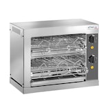 thumbnail of Teknoline, TOSTIERA  DOPPIA, acciaio inox, tubi al quarzo, Timer 0-15,  completa di nr 6 PINZE ,Mod.TO6.