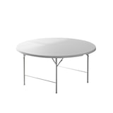 thumbnail of Stark tavolo tondo da catering TP-152  in plastica HDPE con struttura in metallo verniciato di diametro 152 cm e altezza 74 cm di colore bianco