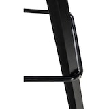 thumbnail of Barkruk Corbin stof Vierkant donkergrijs/zwart