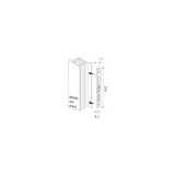 thumbnail of Gâche centrale en applique pour porte d'entrée, gauche, 208x17x8mm, Europa-Fercomatic, G-22898-00-L-1 - FERCO by THIRARD