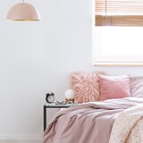 thumbnail of Relaxdays Beistelltisch, U-Form, Glas Tischplatte, Metall, Bauhausstil, Konsolentisch HxBxT: 61 x 30 x 45 cm, schwarz