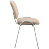 thumbnail of Chaise visiteur Ken support chromé tissu Crème