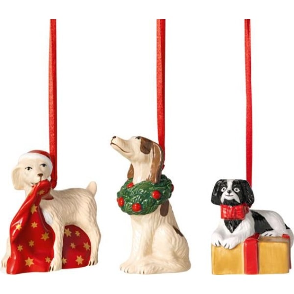 Villeroy & Boch Nostalgic Ornaments: Ornamente Hunde Set 3tlg.