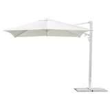 thumbnail of ombrellone in alluminio,3x3 mt.,colore bianco,telo bianco,con palo laterale