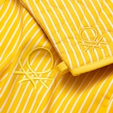 thumbnail of Benetton Set 3-teilig: Schürze (Schürze + Topfhandschuh + Topfuntersetzer), 100% Baumwolle, 190 GSM, Gelb Be