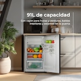 thumbnail of Frigorífico Mini EVVO F24X, 91 L, Inox, Bajo consumo