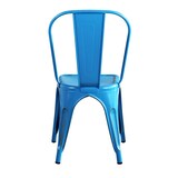 thumbnail of AGATHA set di 6 sedie in metallo blu antico colore Blu