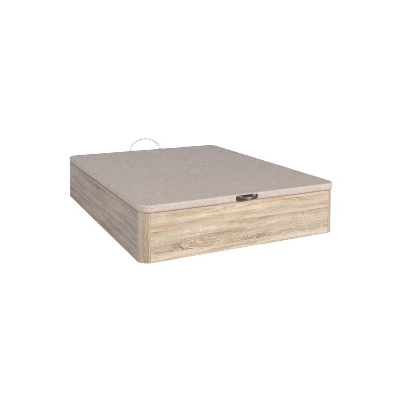 Canapé abatible  tapa tapizada 3D madera 25 CAMBRIA 150X190cm ATENAS