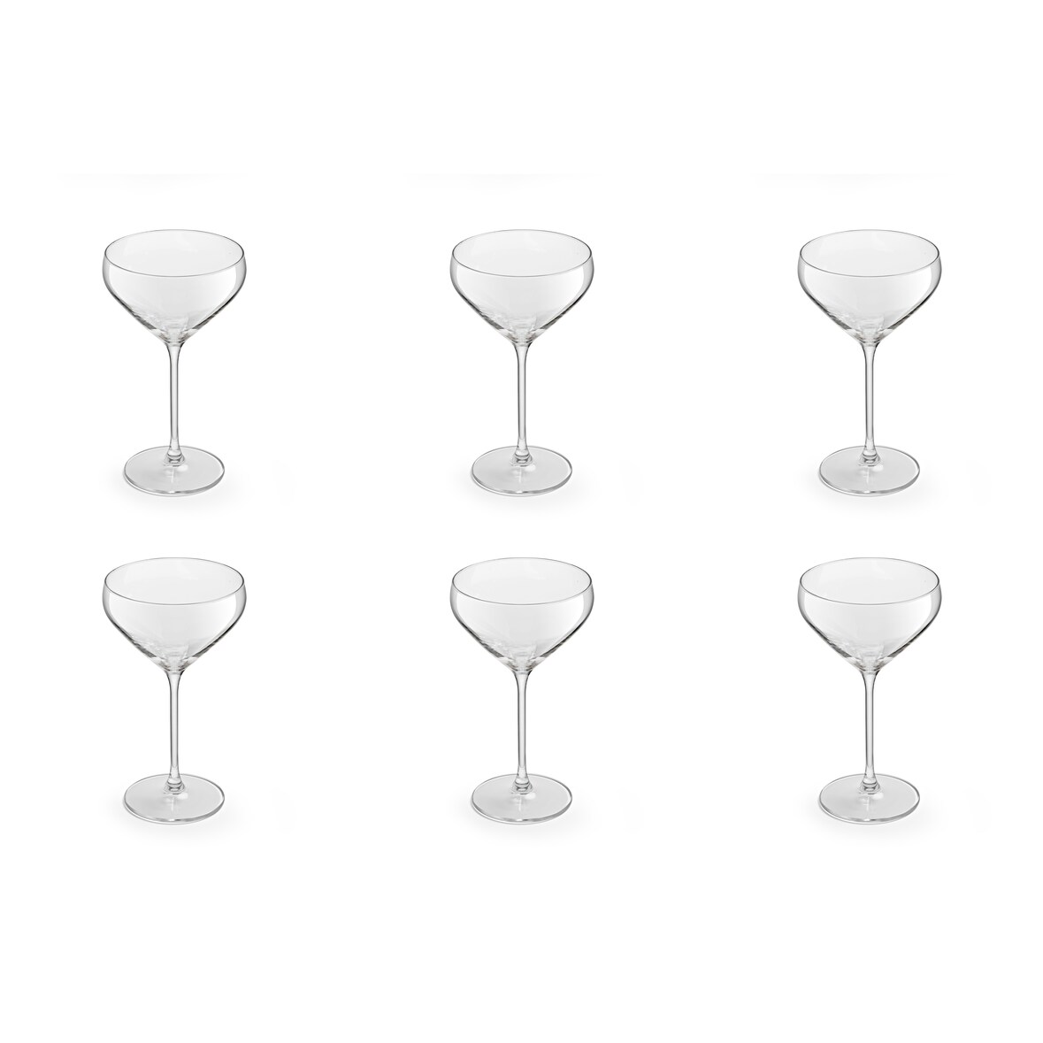 Royal Leerdam Sektcoupe 851601 Doyenne 30 cl - Transparent 6 Stück