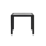 thumbnail of METRO PROFESSIONAL Tavolo da pranzo Barbados, polyrattan, piano in DPC effetto pietra, 80 x 80 cm, nero