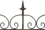 thumbnail of CLP Gartenzaun Mangold Metall HBT: 116x124x1 cm bronze