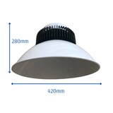 thumbnail of Luminária industrial LED High Bay "Branca" 200 W 20.000 lúmens, Branco Frio 6000 K SMD3030 para uso interno IP20