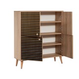 thumbnail of Dmora Credenza Dgiannin, Buffet da soggiorno, Madia da salotto, Dispensa da cucina, 95x36h111 cm, Quercia