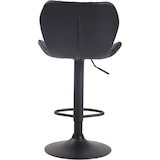 thumbnail of Conjunto de 2 bancos de bar Pele sintética de cortiça preto/preto