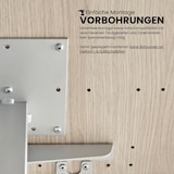 thumbnail of bümö Tischplatte 80x80 cm in grau, Schreibtischplatte aus Holz, Holzplatte, Spanplatte kratzfest beschichtet, ABS-Kante, 120 kg Tragkraft für DIY