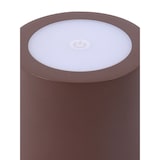 thumbnail of METRO PROFESSIONAL LED tafellamp CAURO set van 2, aluminium/polycarbonaat, Ø 11.5 x 39 cm, USB-aansluiting, dimbaar, bruin