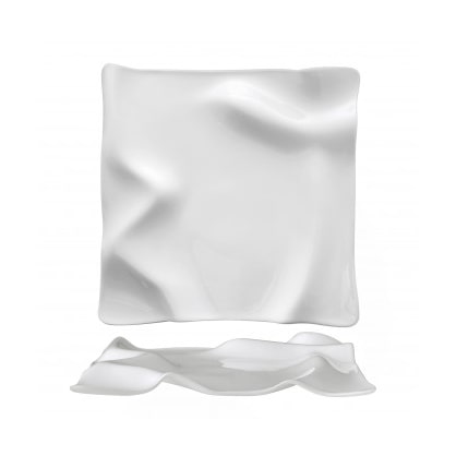 Piatto Creative Flow Gourmet Cm 30x30 Impilabile M1934 Confezione Da 2