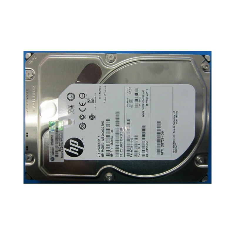 HP Enterprise Midline Festplatte 2 TB intern 3.5" LFF SATA 6Gb/s 7200 rpm intern