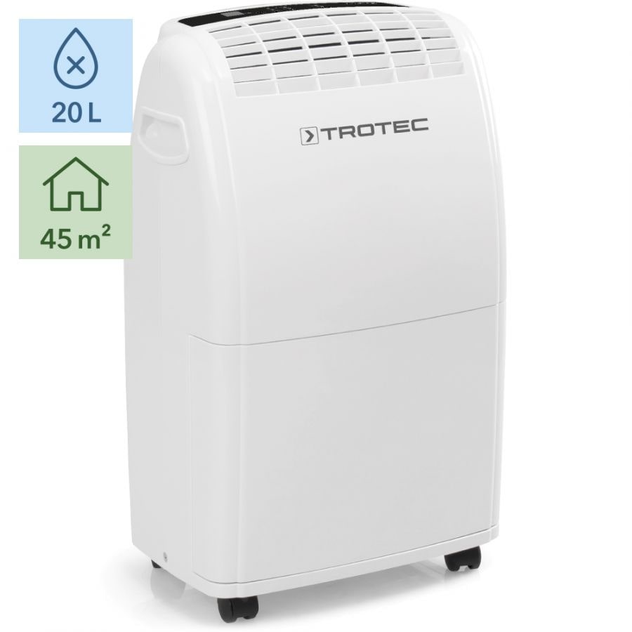 TROTEC Luftentfeuchter TTK 75 E Entfeuchter Trockner | 110 m³ | 150 m³/h | 20 l/24h