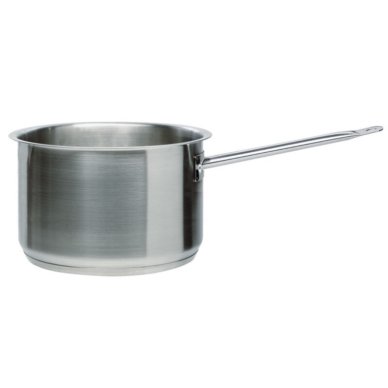 ILSA Casseruola alta per induzione con 1 manico in acciaio inox 18/10 L 3 Ø cm 18