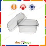 thumbnail of DayBays 2000 Stk. Feinkostbecher PP 500 cc. 108x81x102 mm eckig Kombi-Verpackung inklusive passende Deckel