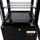 thumbnail of Vitrina refrigerada com 1 porta, 2 prateleiras, aço inoxidável/vidro, 85,4x43,4x39,8 cm, refrigeração a ar, 56 L, preto, TOPLINE 10584 Vaiotec