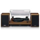 thumbnail of Lenco LS-100WD Plattenspieler Audio-Plattenspieler mit Riemenantrieb Schwarz, Eiche