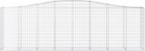thumbnail of vidaXL Gabionen mit Hochbogen 5 Stk. 400x50x120/140cm Verzinktes Eisen