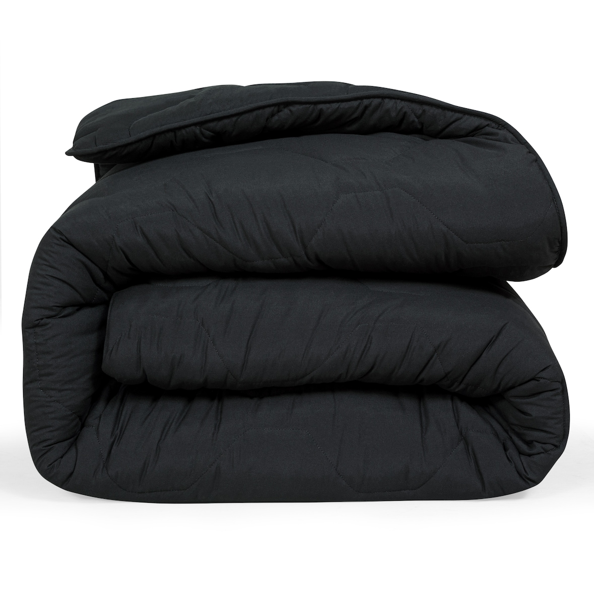 DoubleDry 2 in 1 Dekbed 240x200 - Lits Jumeaux wasbaar dekbed zonder overtrek - zwart