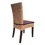 thumbnail of Esszimmer Stühle Set 6 Stück Rattanstühle Wintergarten Korbstühle Cardine cabana : mit Sitzkissen