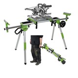 thumbnail of Untergestell für Kappsägen Gehrungssägen Kappzugsägen mobil Universal Maschinengestell mit Rädern