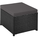 thumbnail of tectake Aluminium Rattan Sitzgruppe New York inkl. Schutzhülle 6+4+1 Aluminium Material Farbe Schwarz