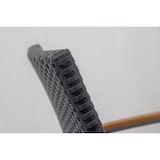 thumbnail of METRO PROFESSIONAL Sedia impilabile con braccioli Raikki, alluminio/polirattan/legno di teak, nero/grigio