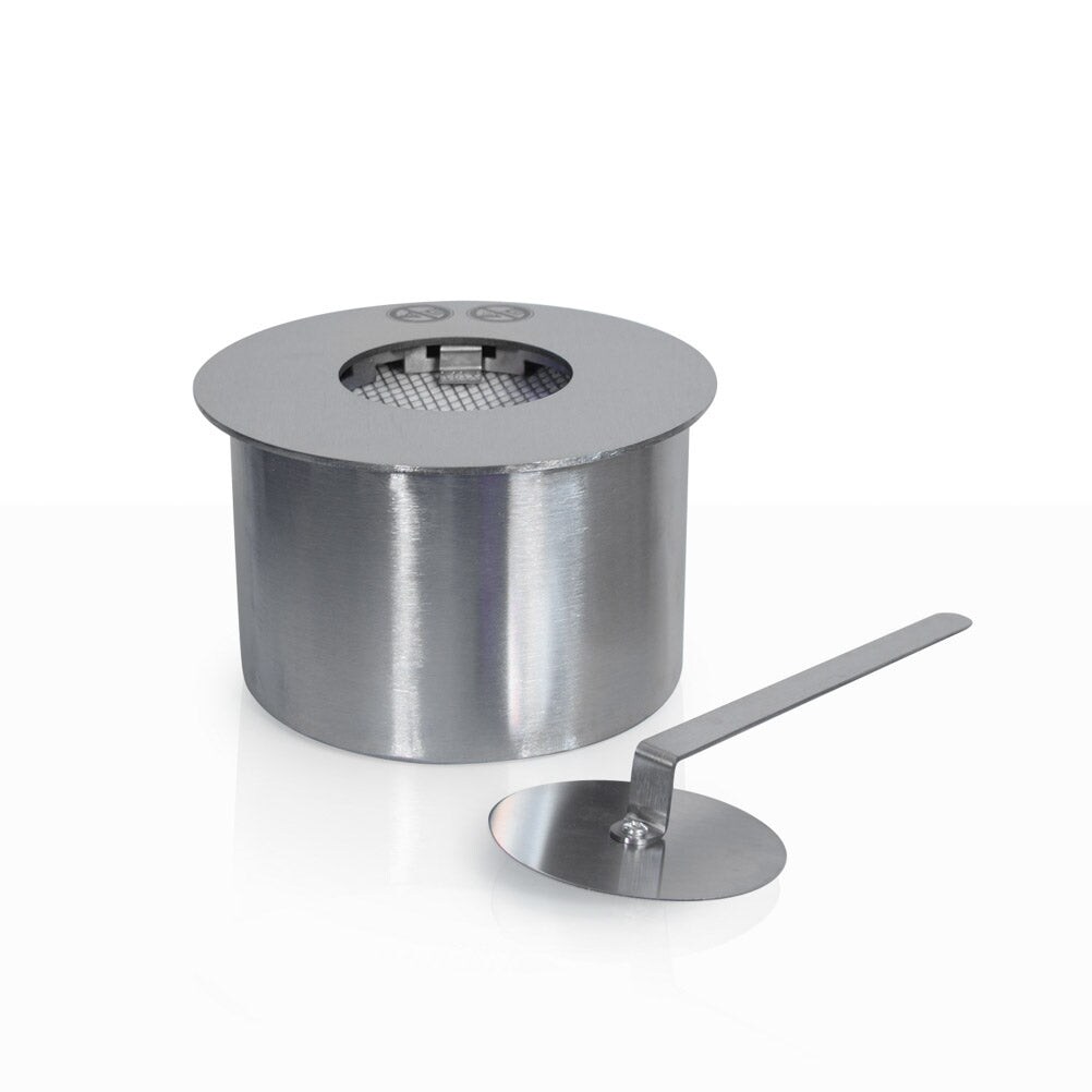 Queimador redondo para lareira a bioetanol biolareira em aço inoxidável 2 lt d.20 cm