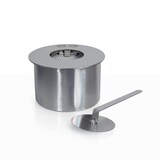 thumbnail of Queimador redondo para lareira a bioetanol biolareira em aço inoxidável 2 lt d.20 cm